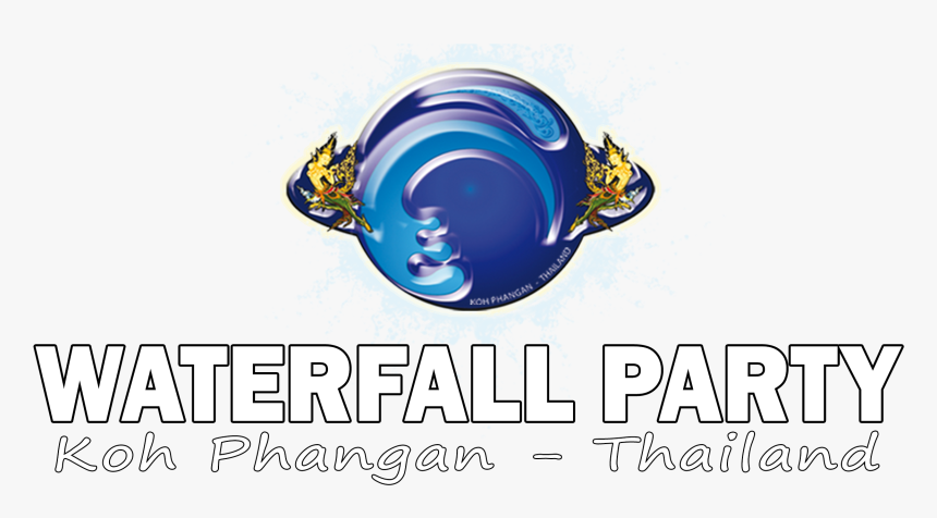 Waterfall Party Koh Phangan Logo - Graphic Design, HD Png Download