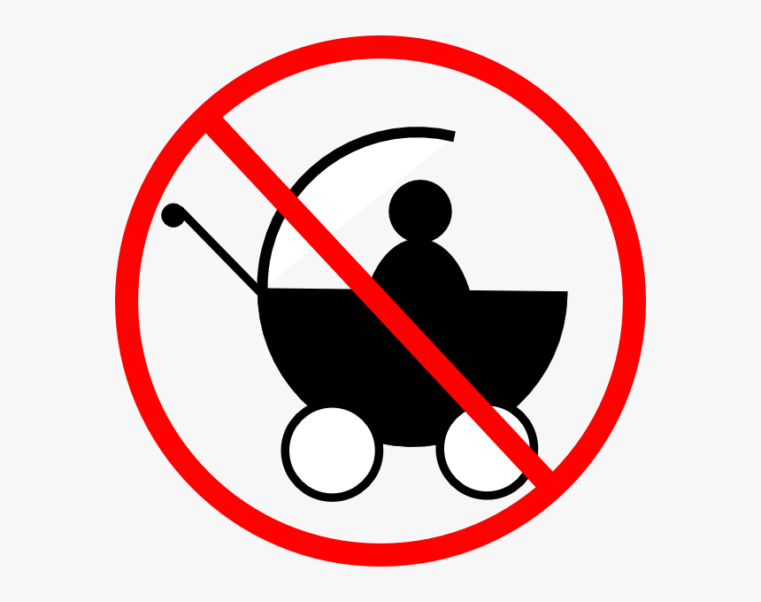 No Strollers Allowed Svg Clip Arts, HD Png Download