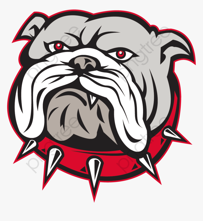 Transparent Cartoon Bulldog Head Png Format Image With - Transparent Bulldog Png, Png Download