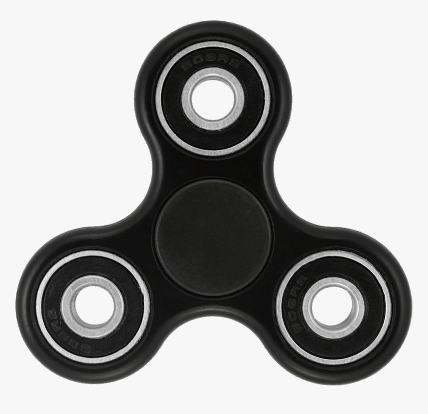 Black Fidget Spinner - Black Fidget Spinner Png, Transparent Png