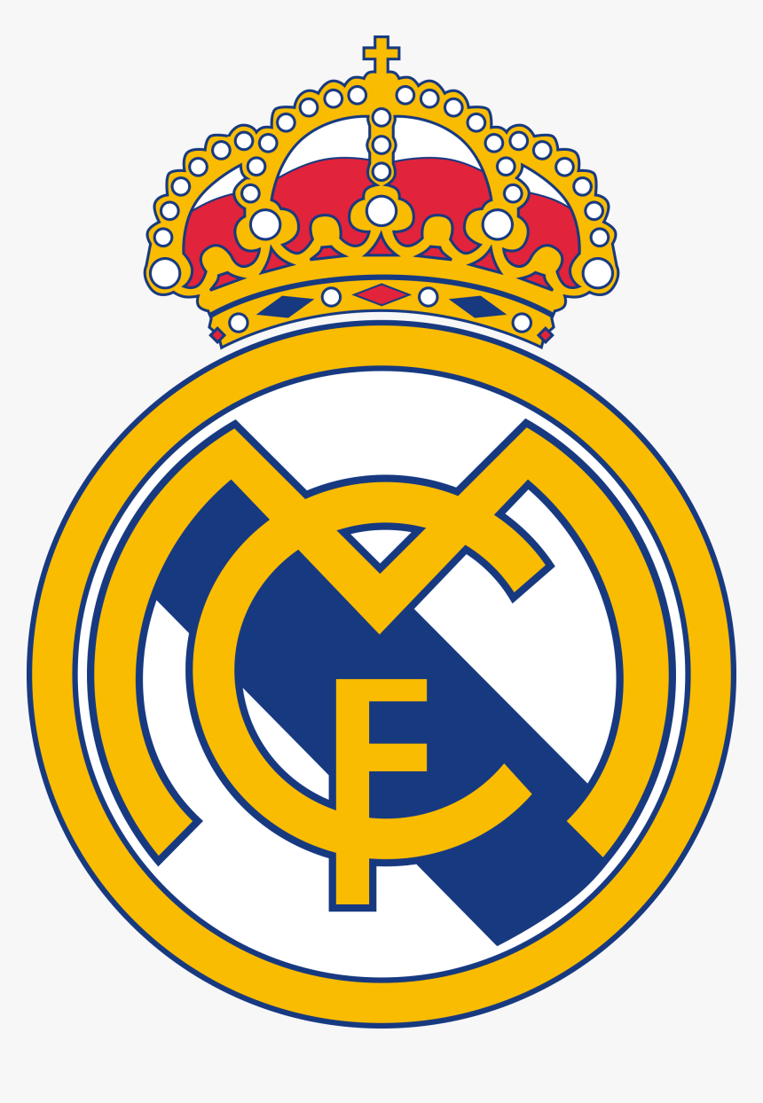 Real Madrid Logo Png Football Club - Real Madrid Football Logo, Transparent Png