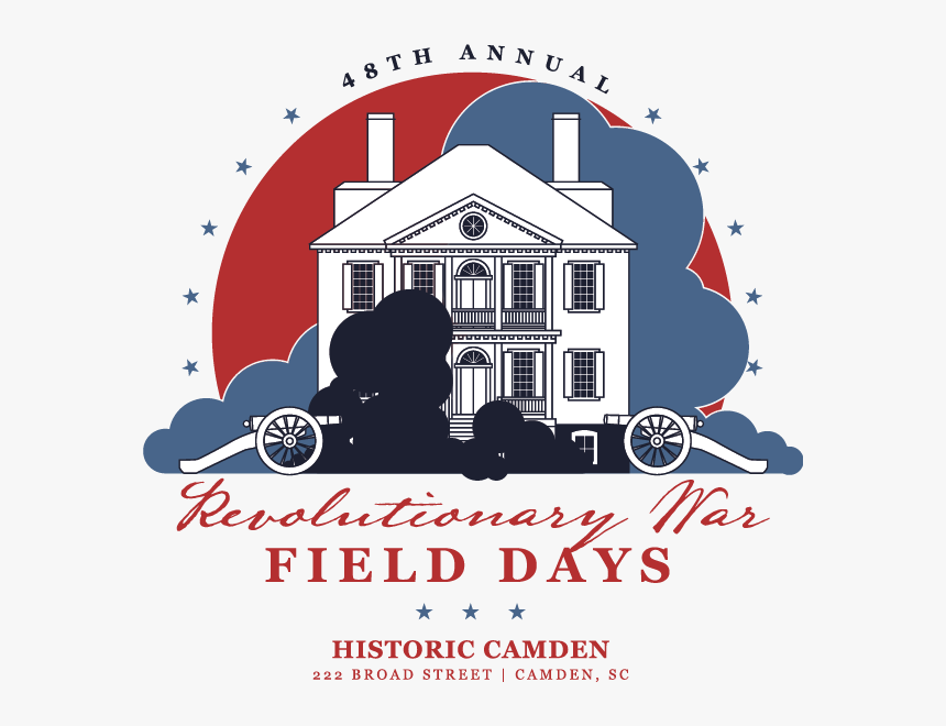 Historic Camden Revolutionary War Site Sign, HD Png Download