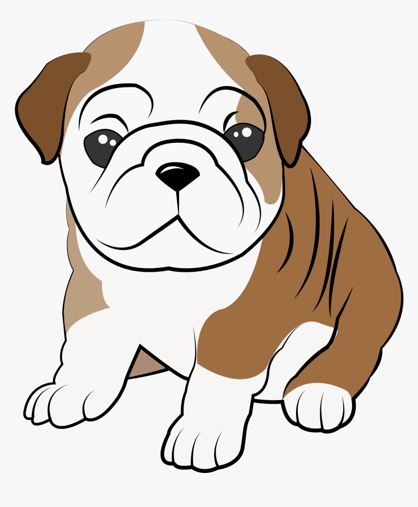 14 Bulldog Puppy - Bulldog Puppy Clipart, HD Png Download