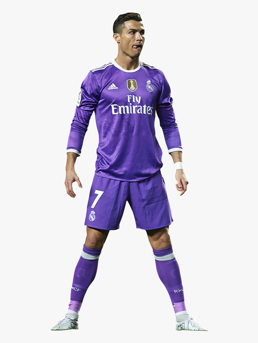 Soccer Player,player,football Figure,team Sport,sports - Cristiano Ronaldo Purple Png, Transparent Png