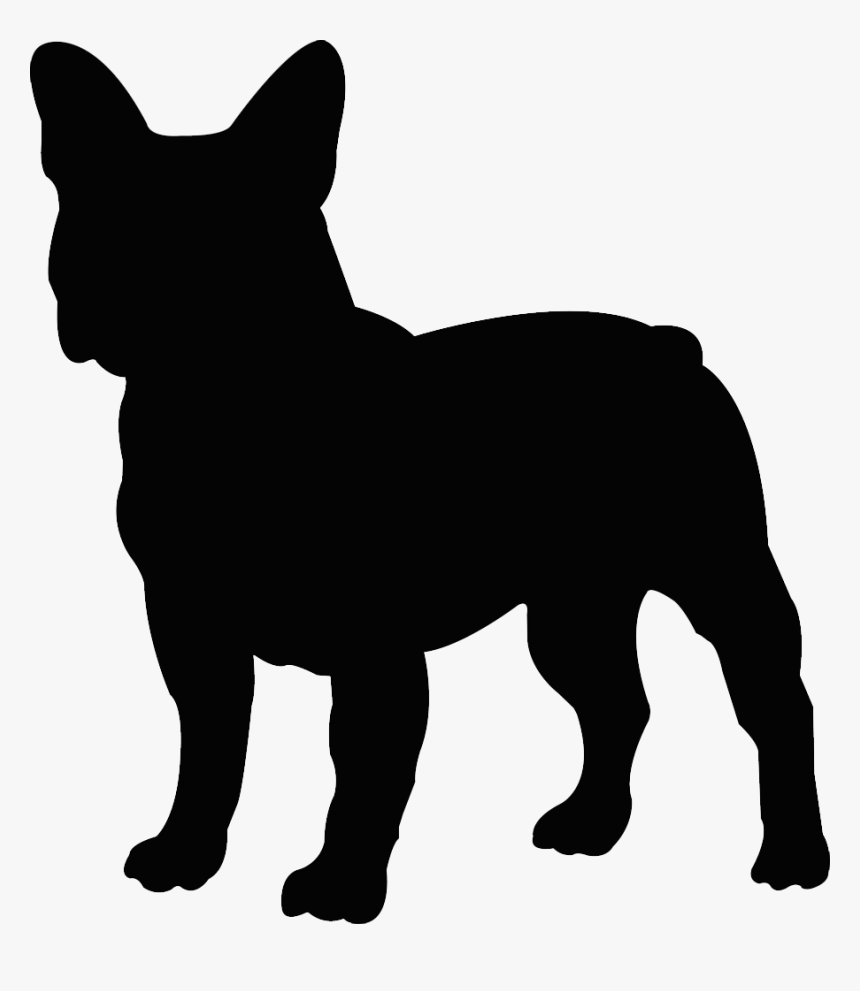 French Bulldog Puppy Silhouette Decal - French Bulldog Silhouette, HD Png Download