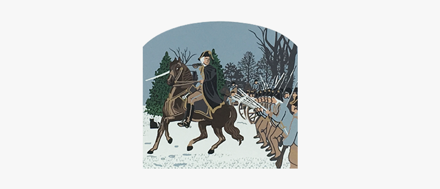 Vintage Charge At Trenton From Series Xvii, Revolutionary, HD Png Download