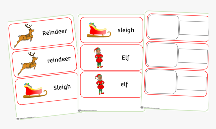 Christmas Words Cover - Cartoon, HD Png Download