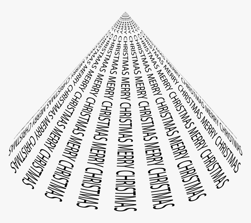 Merry Christmas Words Png, Transparent Png