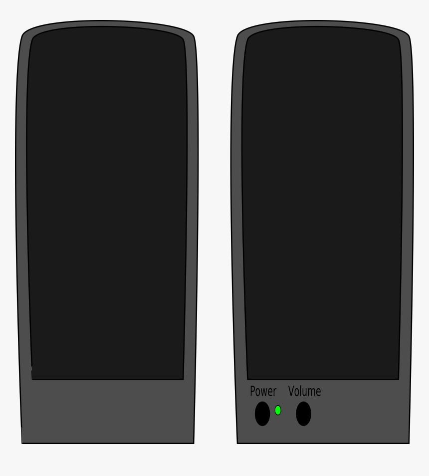 Loud-speakers Clip Arts - Computer Speakers Clipart, HD Png Download