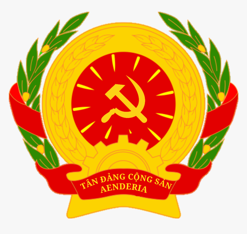 New Communist Party Of Aenerian Flag Logo - Logo With Blue Ball, HD Png Download