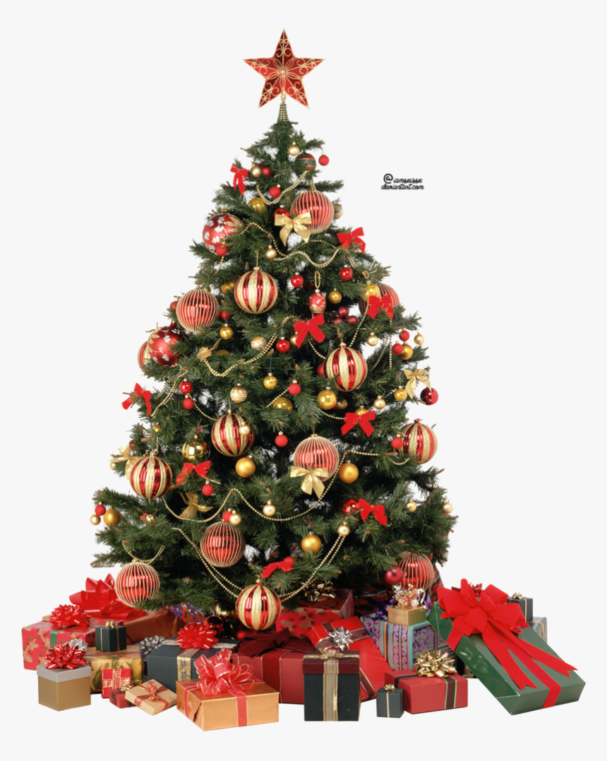 Merry Christmas Tree Png, Transparent Png