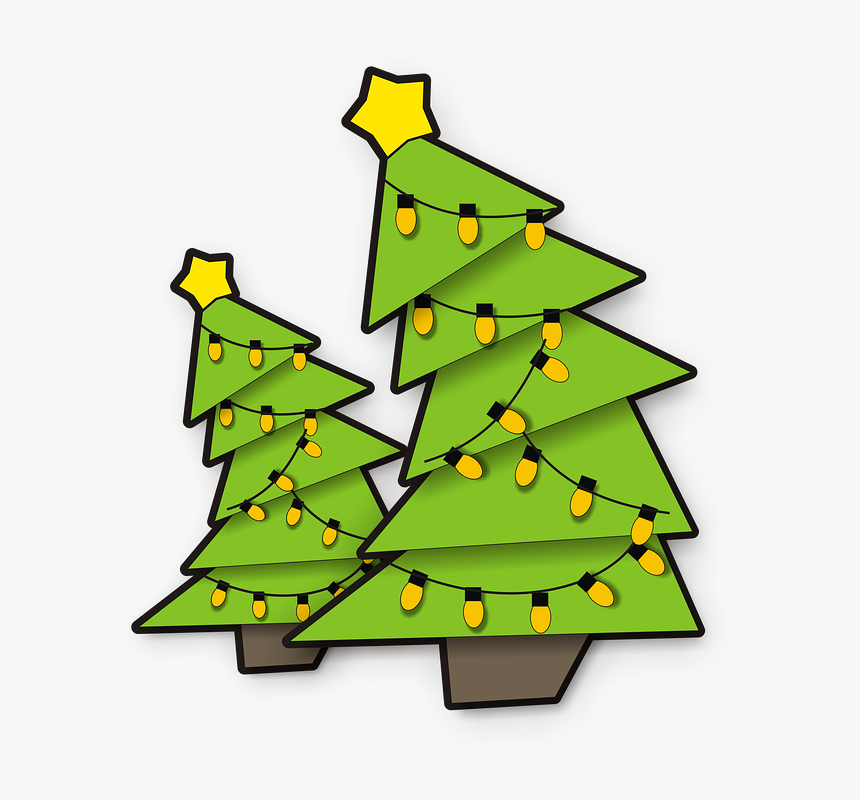 Pine, Tree, Lights, Christmas Tree, Png, Xmas - Çam Ağacı Png, Transparent Png