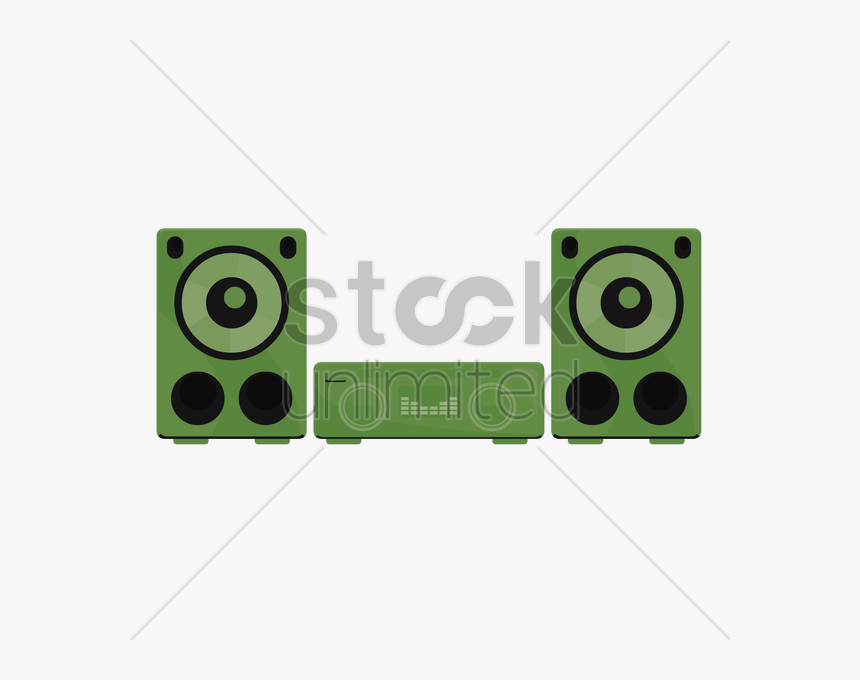 Speakers Clipart Booming - Computer Speaker, HD Png Download