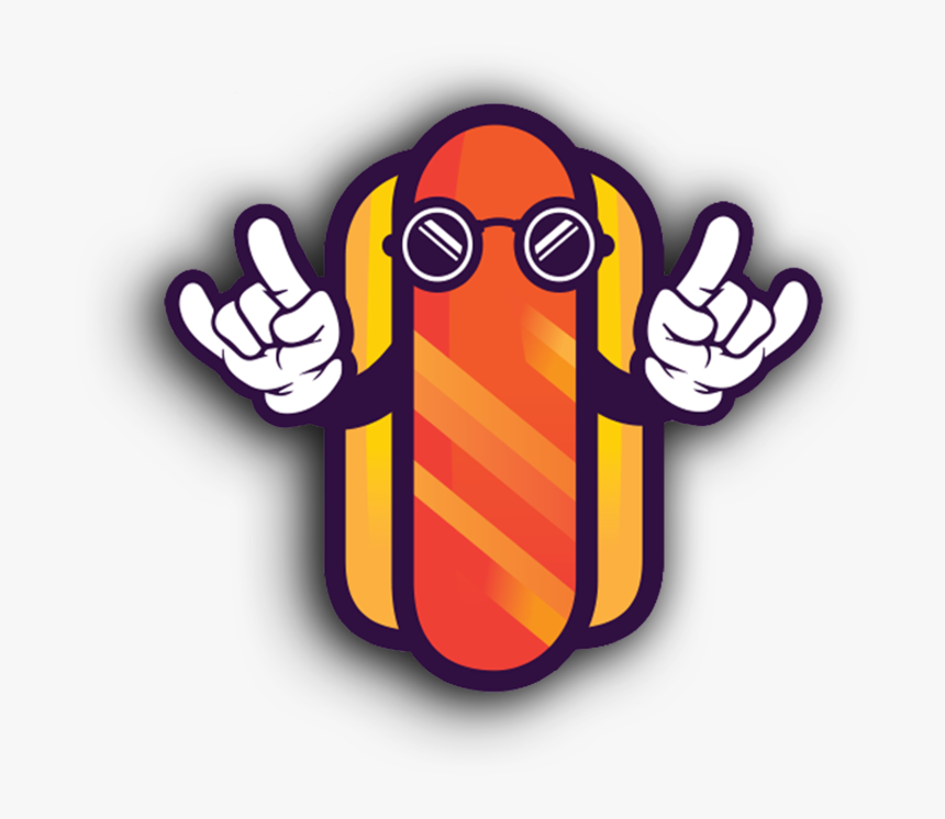 Hank The Rock And Roll Beef Canibal Hot Dog - Rock And Roll Hot Dog, HD Png Download