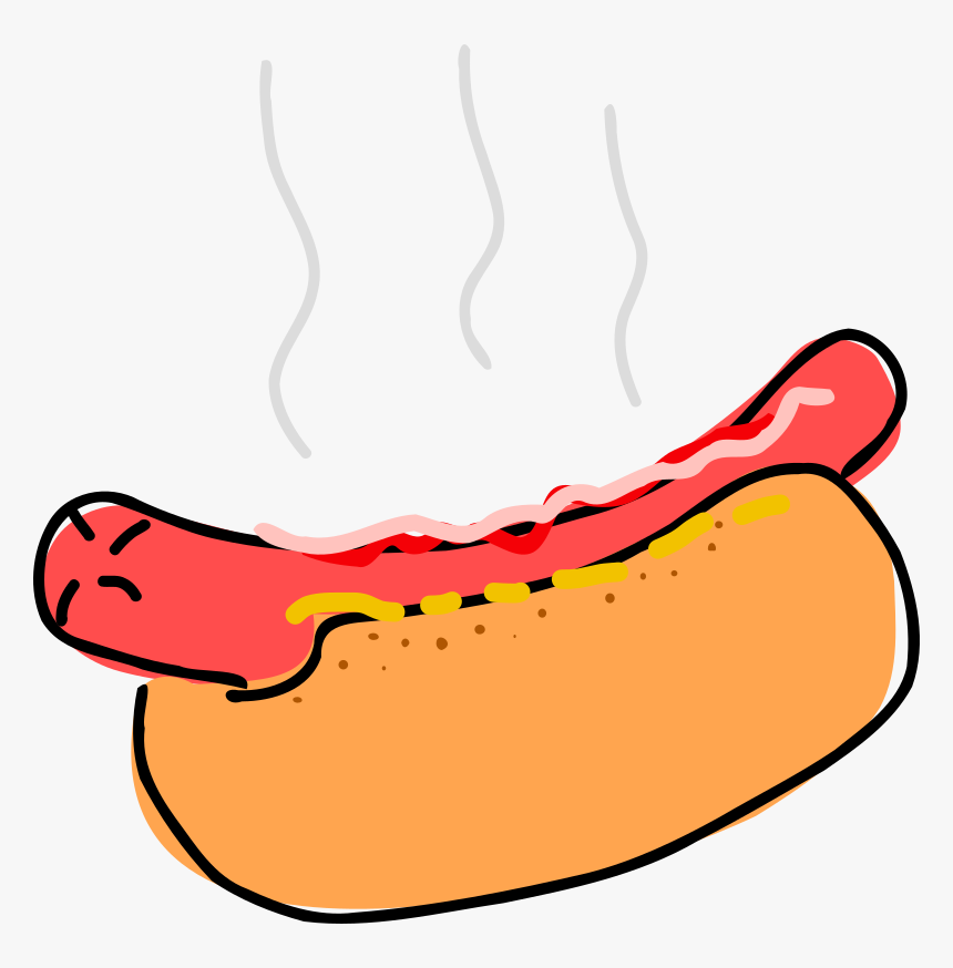 Hot Hotdog Clipart, HD Png Download