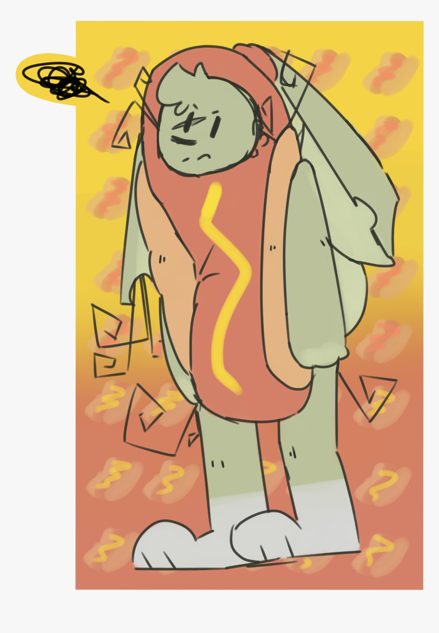 Artworkhe A Hotdog, HD Png Download