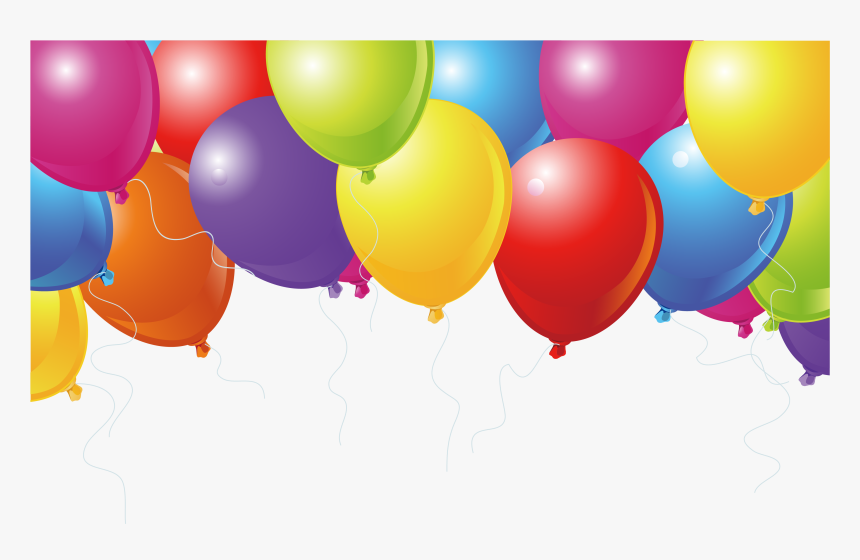 Balloon Clipart Boarder, HD Png Download