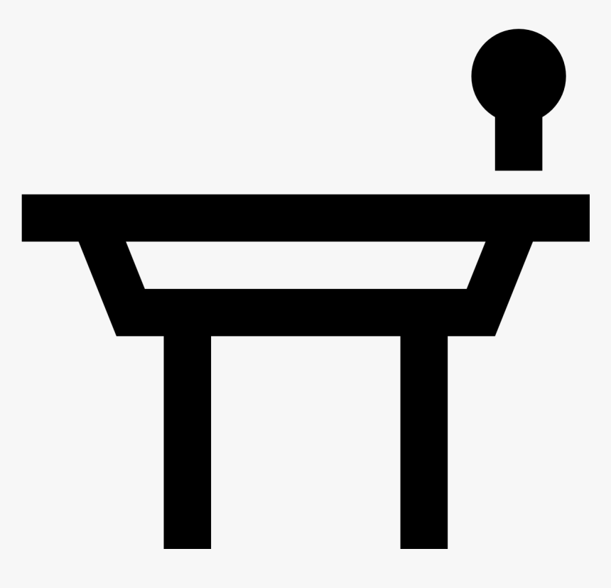 Speaker Transparent Podium Icon, HD Png Download