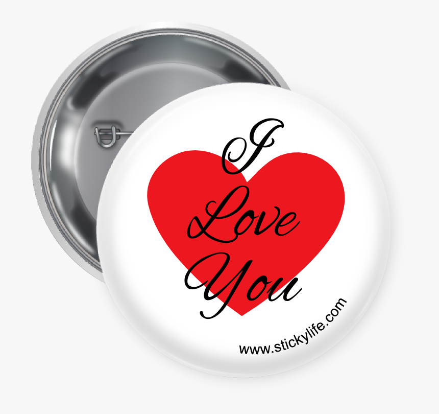 I Love You Button - Save The Turtles Pin, HD Png Download