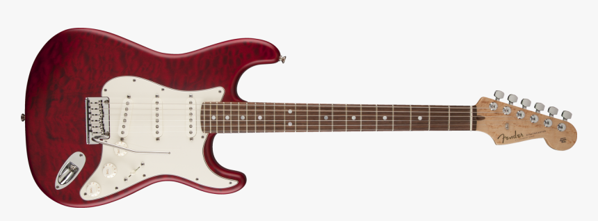 Download This High Resolution Electric Guitar Png Clipart - Fender Stratocaster Hss Red, Transparent Png