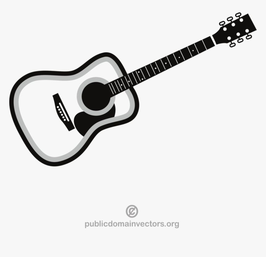 String Instrument,guitar Accessory,acoustic Guitar - Acoustic Guitar Graphic Vector, HD Png Download