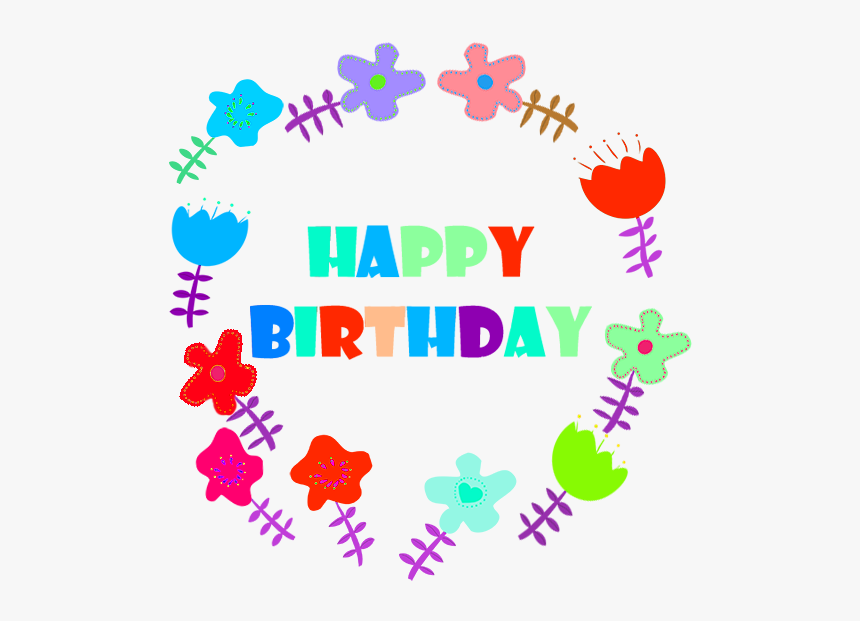Happy Birthday Mexican Flowers, HD Png Download