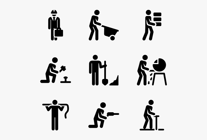 Construction Workers - Worker Icon, HD Png Download