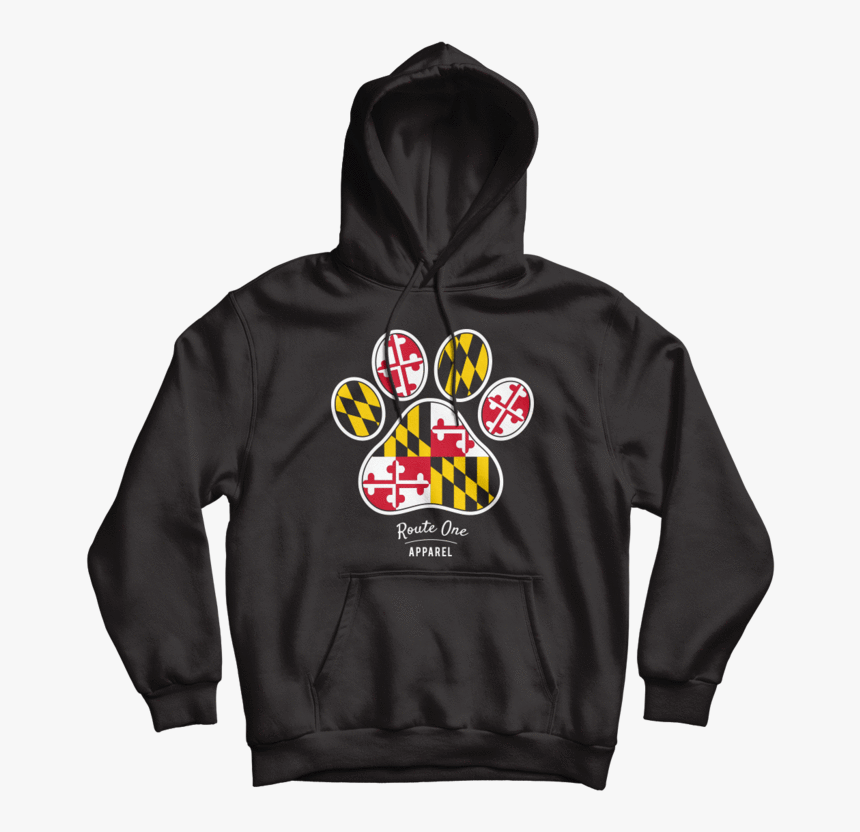Maryland Paw Print / Hoodie - Mental Health Hoodie, HD Png Download