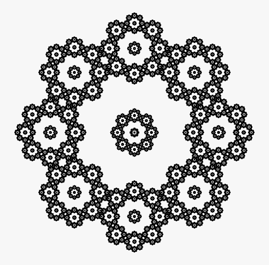 Symmetry,line,polka Dot - Circle With Dots Inside, HD Png Download