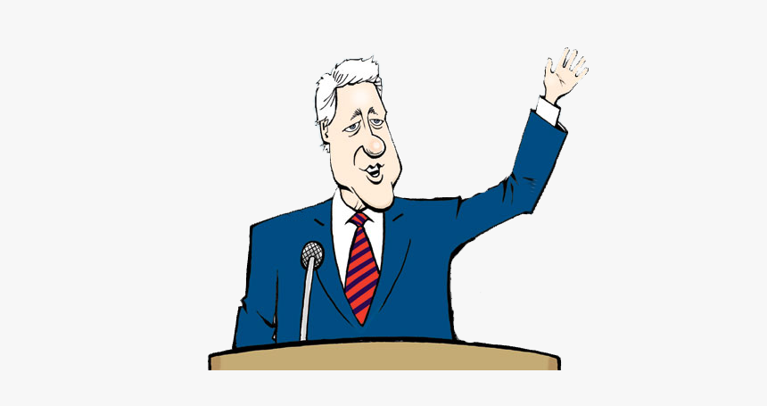 President At Podium Clipart - President Clipart, HD Png Download