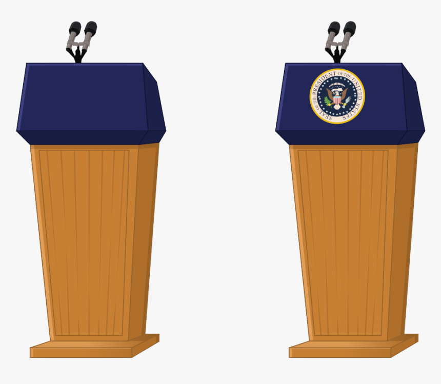 Transparent Podium Clipart - Cartoon Podium, HD Png Download