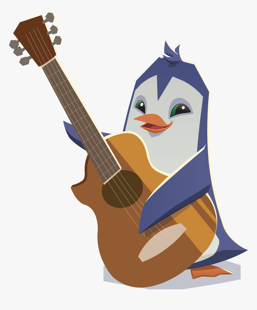 Bass Guitar Png Transparent Images - Animal Jam Penguin Png, Png Download
