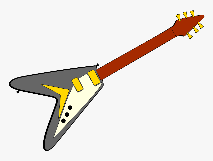 Please Help Me Find A Flying V Guitar Cut File , Transparent, HD Png Download