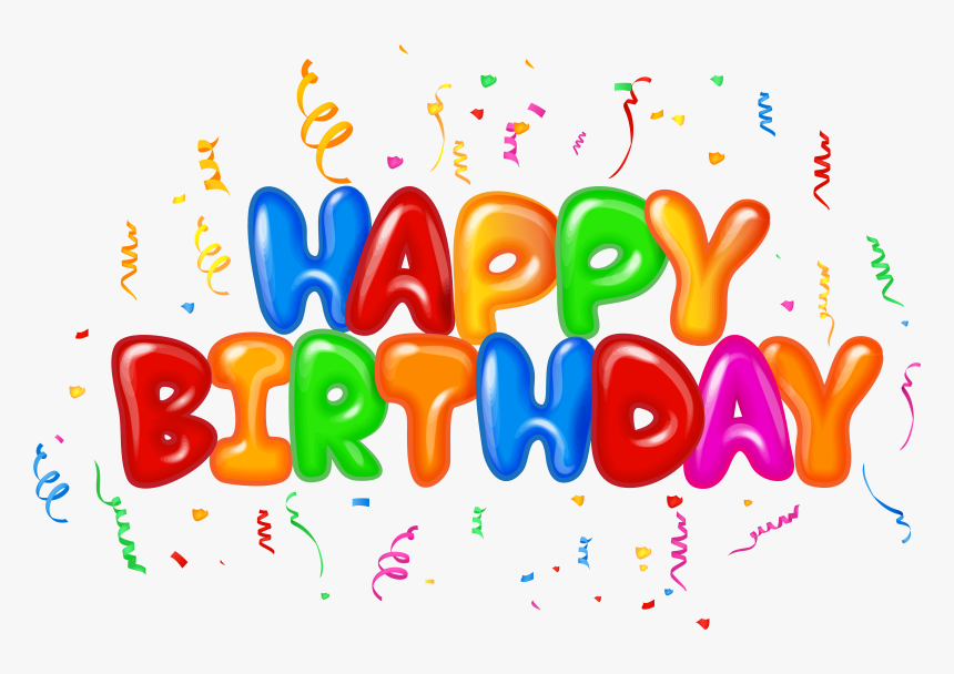 Happy Birthday Text Decor Png Clip Art Imageu200b Gallery, Transparent Png