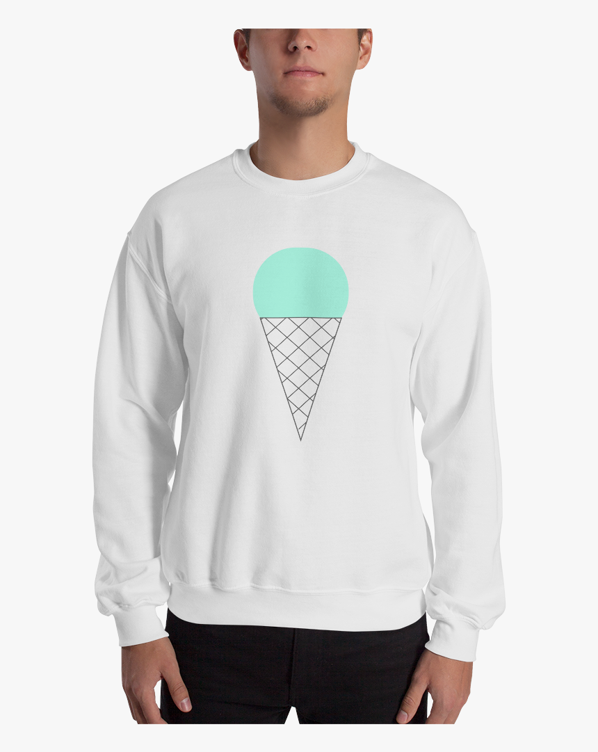 Snow Cone Sweatshirt - Crew Neck, HD Png Download