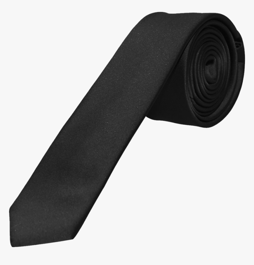 Mens Plain Black Tie, HD Png Download , Transparent Png Image PNGitem
