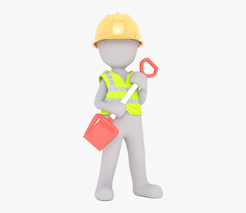 Building Pixabay Workers Work Bitcoin Illustration - Worker Man Render, HD Png Download