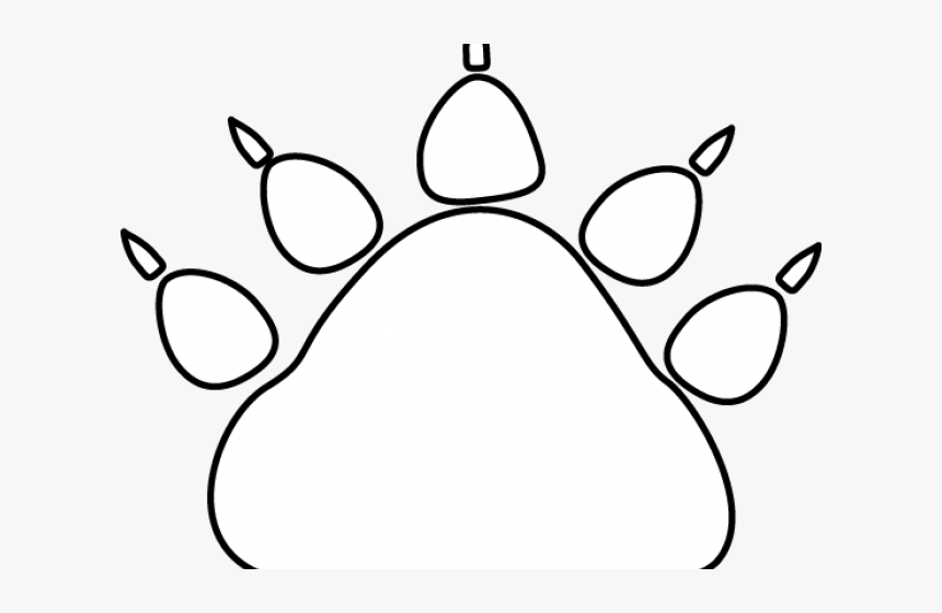 Transparent White Tiger Clipart - Paw, HD Png Download