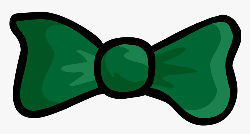 Transparent Bowing Clipart - Green Bow Tie Clipart, HD Png Download