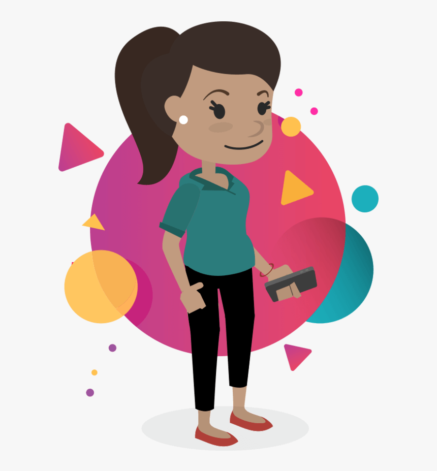 Safepoint Lone Worker Care Woman - Cartoon, HD Png Download