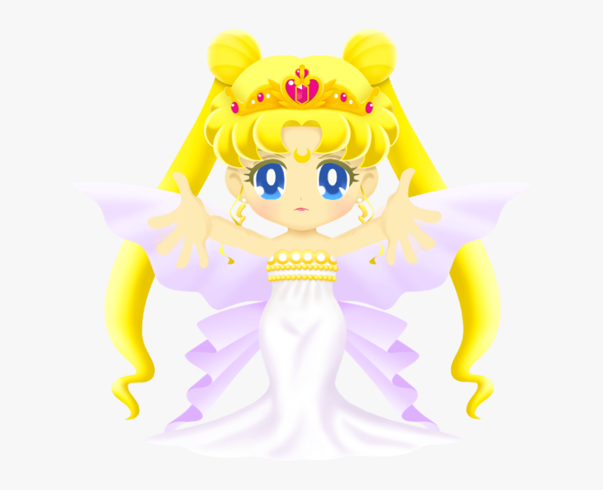 Sailor Moon Png - Chibi Neo Queen Serenity, Transparent Png