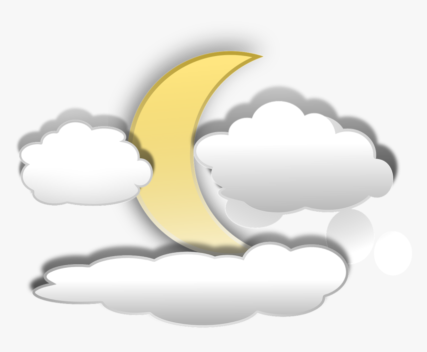 Cloud And Moon Pngs, Transparent Png