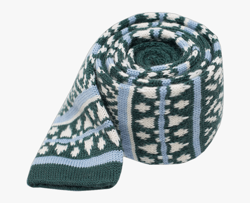 Hunter Green Sioux Knit Tie - Wool, HD Png Download