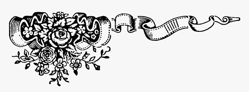Digital Stamp Design Scroll - Transparent Corner Border Design, HD Png Download