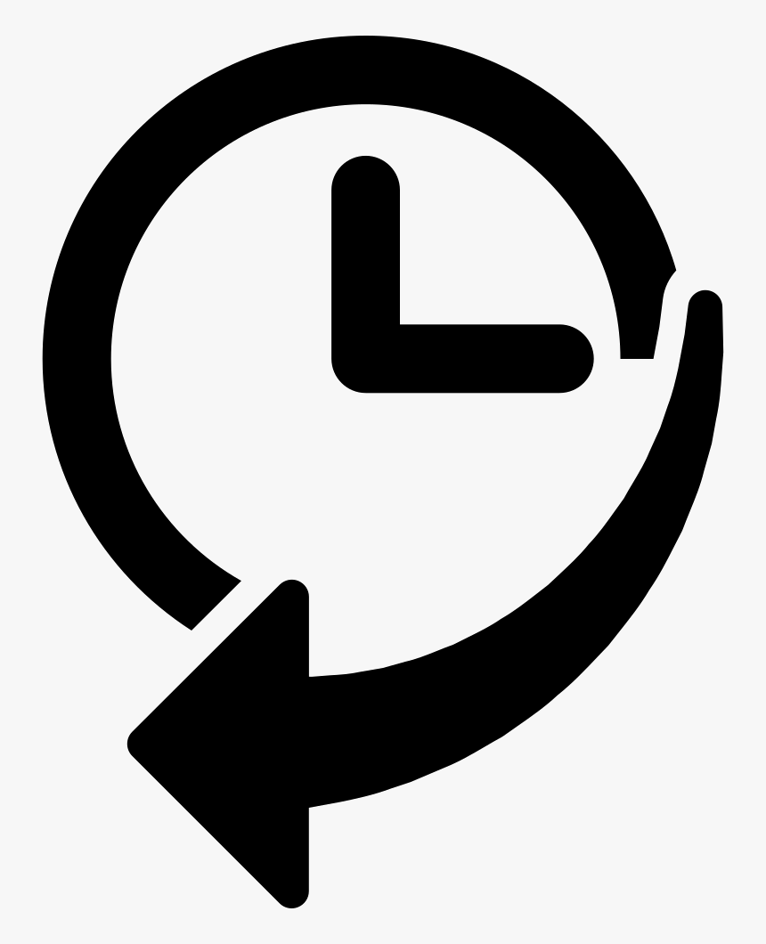 Clocks Clipart Arrow - Simbolo De Historial, HD Png Download