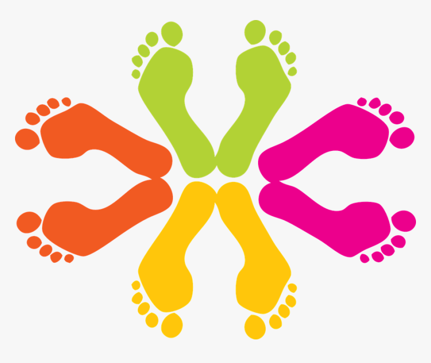 Footprints, Footprint, Feet, Foot, Toes, Paint - Empreinte De Pied Peinture, HD Png Download