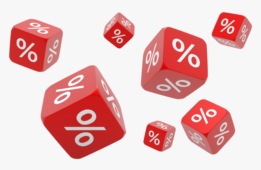 Table Top Sale Png - Проценты Кубики, Transparent Png