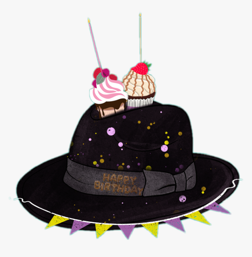 #party#birthday#hat#fun - Birthday Candle, HD Png Download