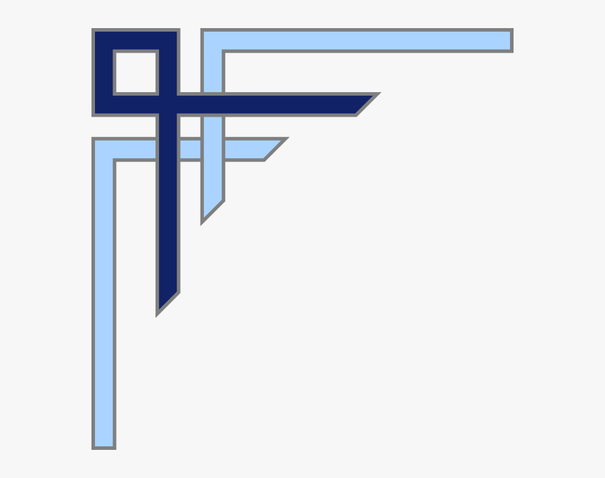 Blue Corner Border Svg Clip Arts, HD Png Download