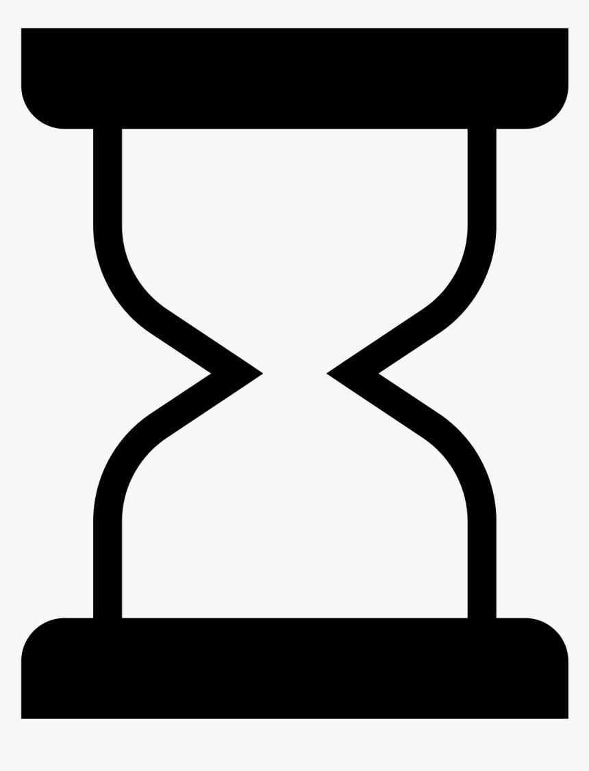 Sand Clock Filled Icon Free Download Png And Vector - Reloj De Arena Vacio Png, Transparent Png